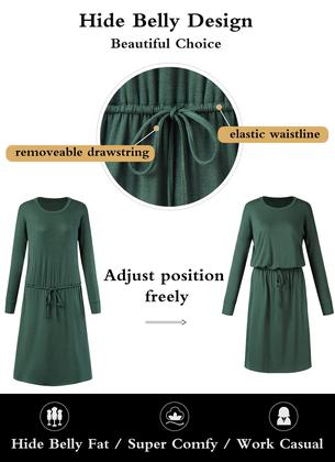 Imagem de Vestido de suéter Simier Fairy feminino, moda de outono, roxo, M