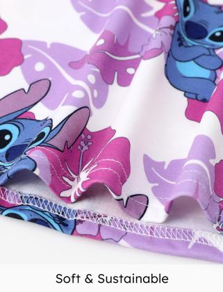 Imagem de Vestido Disney Lilo & Stitch para menina infantil roxo 9-10Y