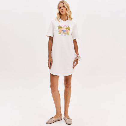 Imagem de Vestido Easy Lança Perfume Descolado Pr26 Off White Feminino