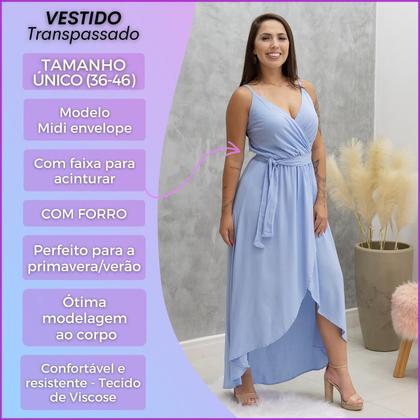 Imagem de Vestido Envelope Transpassado