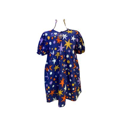 Imagem de Vestido Fábula Inverno Malha Céu do Deserto Azul