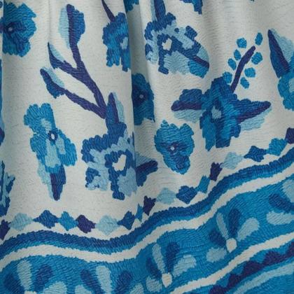 Imagem de Vestido Fábula Jardim De Flores Azul Verão