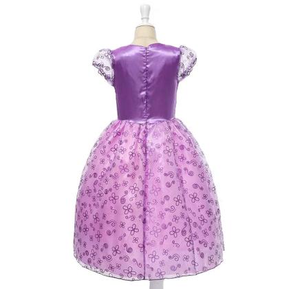 Imagem de Vestido Fantasia Infantil Festa Princesa Sofia Sophia 