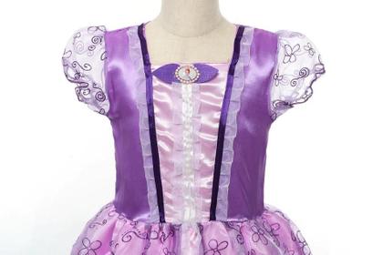 Imagem de Vestido Fantasia Infantil Festa Princesa Sofia Sophia 