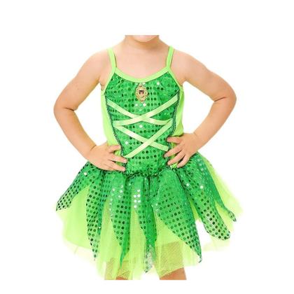 Imagem de Vestido Fantasia Infantil Tinkerbell Fada Fadinha Sininho + KIT Tiara Varinha Asa