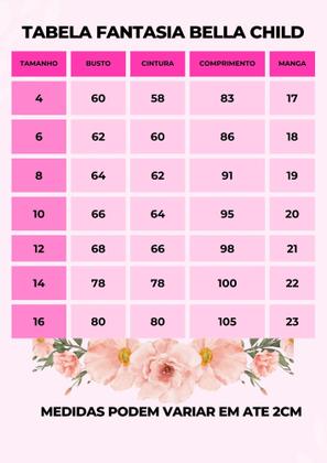 Imagem de Vestido Fantasia Longa A Bela e a Fera Bella Child Luxo Princesa