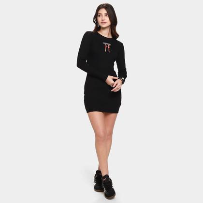 Imagem de Vestido Farm Curto Manga Longa