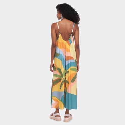 Imagem de Vestido Farm Longo Paisagem Carioca