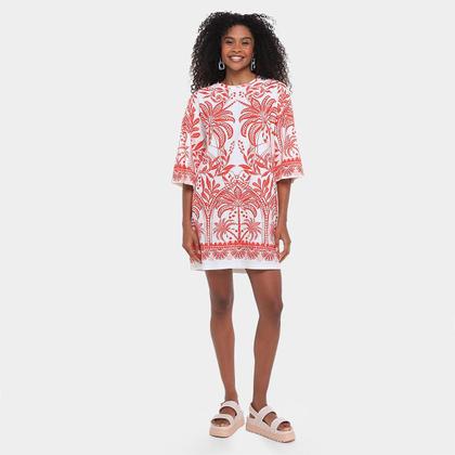 Imagem de Vestido Farm T-Shirt Big Coqueiro De Flor