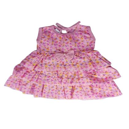 Imagem de Vestido Feminino Bebe Roupa Infantil Saias Em Camadas Estampados
