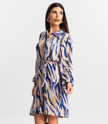 Imagem de Vestido Feminino Chemise Endless Bege