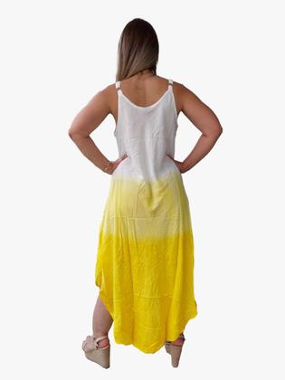 Imagem de Vestido Feminino Indiano Alça Trapézio Longo Plus Size-6061