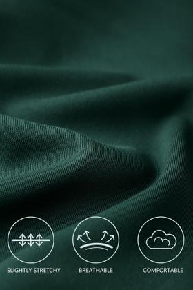 Imagem de Vestido feminino Jeqeocafy com decote em V, fluído, manga curta de verão 2025