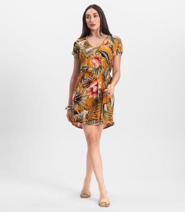 Imagem de Vestido Feminino Liganete Infinita Cor Amarelo