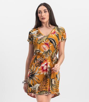 Imagem de Vestido Feminino Liganete Infinita Cor Amarelo