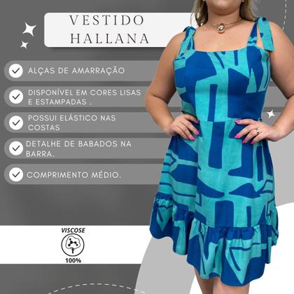 Imagem de Vestido Feminino Midi Plus Size Soltinho 100% Viscose Tendência Verão