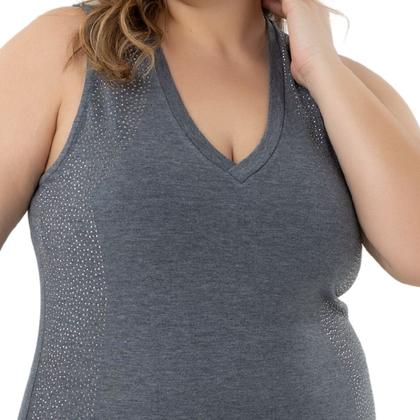 Imagem de Vestido Feminino Molecotom C/Aplique Casual Moda Plus Size Verão 41124A