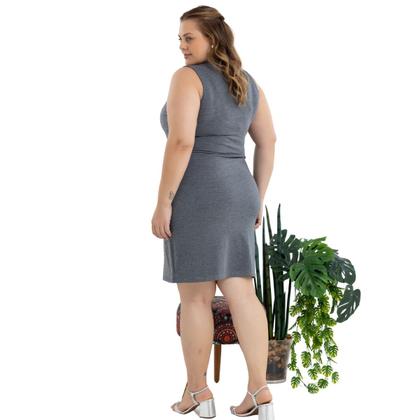 Imagem de Vestido Feminino Molecotom C/Aplique Casual Moda Plus Size Verão 41124A