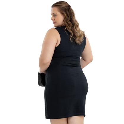 Imagem de Vestido Feminino Molecotom C/Aplique Casual Moda Plus Size Verão 41124A