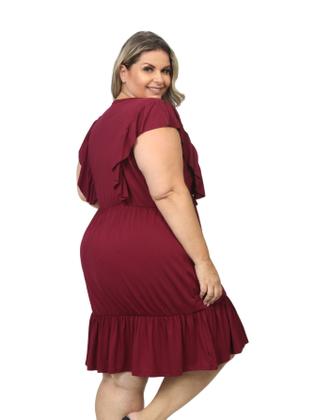 Imagem de Vestido Feminino Senhora Moda Evangélica Plus Size Novidade