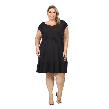 Imagem de Vestido Feminino Senhora Moda Evangélica Plus Size Novidade