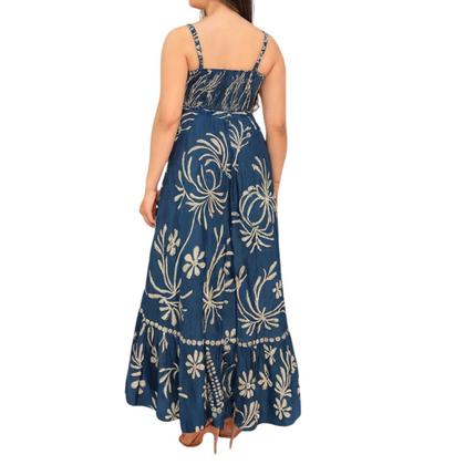 Imagem de Vestido Feminino Vih Triny Indiano Longo Estampado Luxo