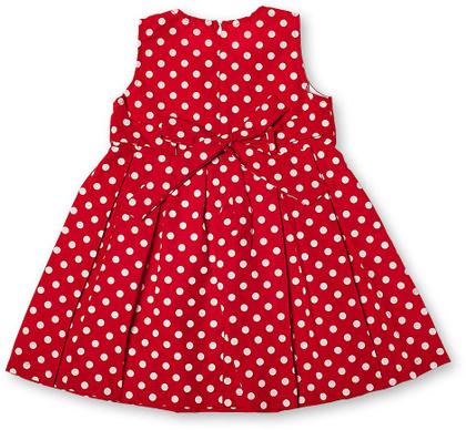 Imagem de Vestido Festa Bebê Menina Vermelho Bolinha Minnie