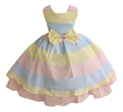 Imagem de Vestido Festa Infantil Candy Regata Com Luva E Tiara