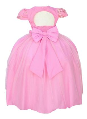 Imagem de Vestido Festa Infantil Dama Formal Com Luvas Tiara E Bolero