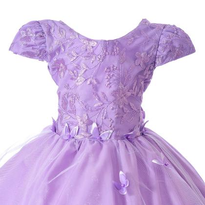 Imagem de Vestido festa infantil jardim encantado borboletas menina 