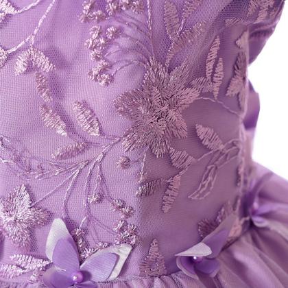 Imagem de Vestido festa infantil jardim encantado borboletas menina 