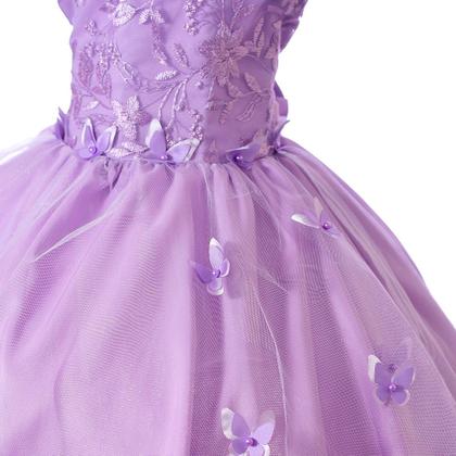 Imagem de Vestido festa infantil jardim encantado borboletas menina 