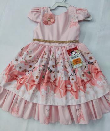 Imagem de Vestido Florido Infantil Verão