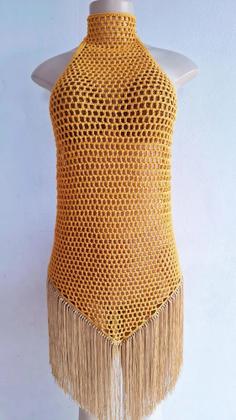 Imagem de Vestido frente unica com franjas na barra