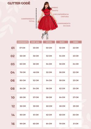 Imagem de Vestido Glitter Vermelho Manga Godê De Festa Infantil Rodado
