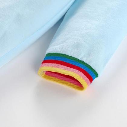 Imagem de Vestido Hongshilian Girls de algodão de manga comprida 4T com apliques