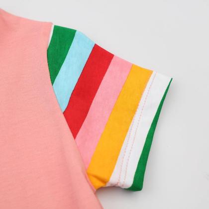 Imagem de Vestido Hongshilian Little Girls Cotton Dinosaurs 6T Summer