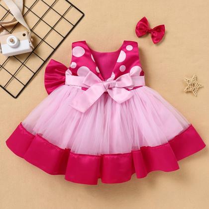 Imagem de Vestido IBAKOM Baby Tutu Butterfly Bow rosa 2-3 anos