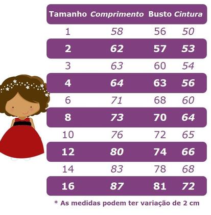 Imagem de Vestido Infantil Branco Busto Nervura Jardim das Borboletas Luxo Festa