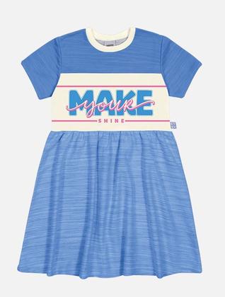 Imagem de Vestido Infantil Catavento Verão Azul Make