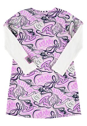 Imagem de Vestido Infantil Cotton Manga Longa Quimby