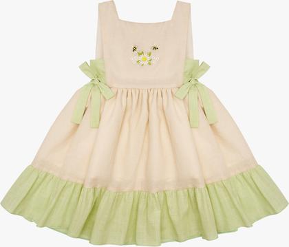 Imagem de Vestido Infantil de Festa De Linho Papilloo