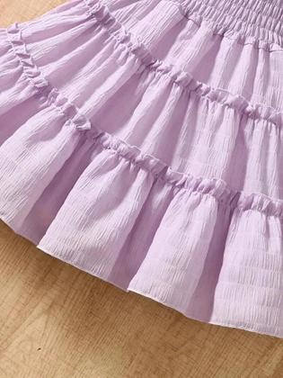 Imagem de Vestido Infantil de Princesa com Babado - Ideal para Festas e Verão