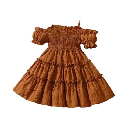 Imagem de Vestido Infantil de Princesa com Babado - Ideal para Festas e Verão