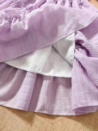 Imagem de Vestido Infantil de Princesa com Babado - Ideal para Festas e Verão