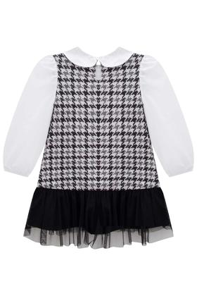 Imagem de Vestido Infantil em Molecotton Tricoline e Tule