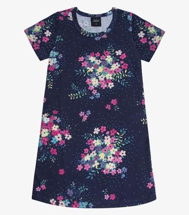 Imagem de Vestido Infantil Estampado Select Azul