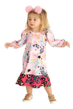 Imagem de Vestido Infantil Feminino Unidunitiger - Ladoo