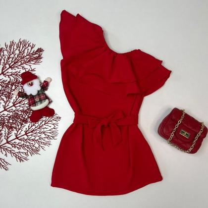 Imagem de Vestido Infantil Festa Blogueirinha Look Natal Ano Novo Luxo