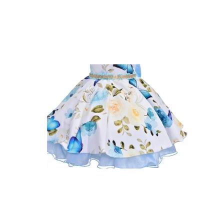 Imagem de Vestido infantil festa borboletas jardim encantado